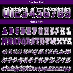 Custom Varsity Jacket Letterman Jacket For Men, Women And Youth Purple Black