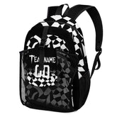 Customize White Black Backpacks Featuring Personalized Names, Numbers and Logos