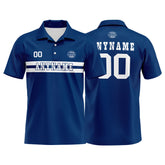 Custom Football Polo Shirts for Men, Women, and Kids Add Your Unique Logo&Text&Number Indianapolis