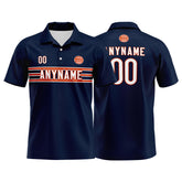 Custom Football Polo Shirts for Men, Women, and Kids Add Your Unique Logo&Text&Number Chicago