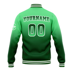 Custom Varsity Jacket Letterman Jacket For Men, Women And Youth Green