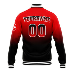 Custom Varsity Jacket Letterman Jacket For Men, Women And Youth Red&Balck