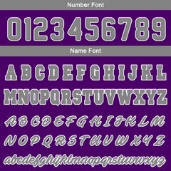 Custom Varsity Jacket Letterman Jacket For Men, Women And Youth Purple Grey