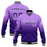 Custom Varsity Jacket Letterman Jacket For Men, Women And Youth Purple