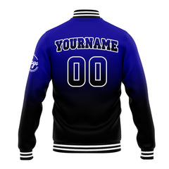 Custom Varsity Jacket Letterman Jacket For Men, Women And Youth Royal&Black