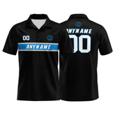 Custom Football Polo Shirts for Men, Women, and Kids Add Your Unique Logo&Text&Number Carolina