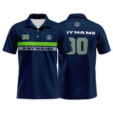 Custom Football Polo Shirts for Men, Women, and Kids Add Your Unique Logo&Text&Number Seattle