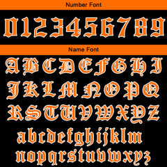 Custom Varsity Jacket Letterman Jacket For Men, Women And Youth Orange Black