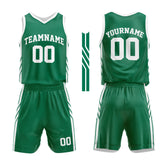 Custom Green-White Basketball Jersey for man women uniform Suit Kids Adults Personalized Jersey