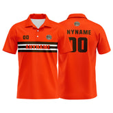 Custom Football Polo Shirts for Men, Women, and Kids Add Your Unique Logo&Text&Number Cleveland