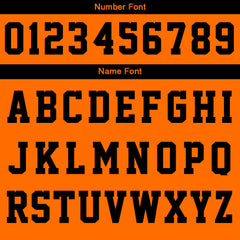 Custom Varsity Jacket Letterman Jacket For Men, Women And Youth Orange Black