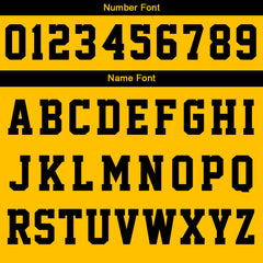 Custom Varsity Jacket Letterman Jacket For Men, Women And Youth Yellow Black