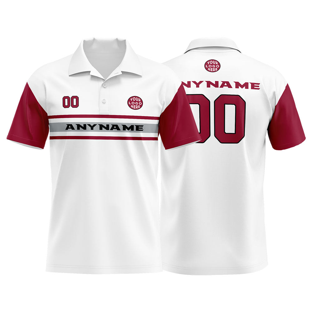 Custom Football Polo Shirts for Men, Women, and Kids Add Your Unique Logo&Text&Number Arizona