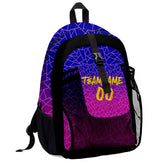 Customize Royal Pink Backpacks Featuring Personalized Names, Numbers and Logos
