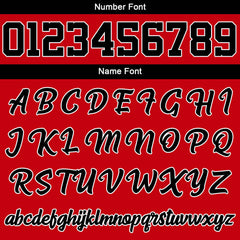 Custom Varsity Jacket Letterman Jacket For Men, Women And Youth Red Black