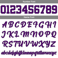 Custom Varsity Jacket Letterman Jacket For Men, Women And Youth White Purple