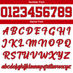 Custom Varsity Jacket Letterman Jacket For Men, Women And Youth White Red