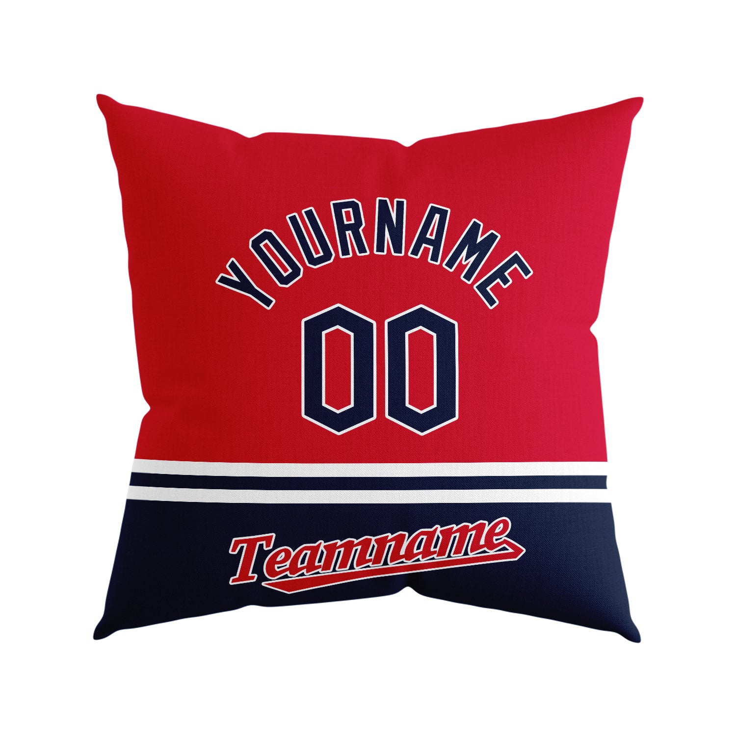 Custom Baseball Throw Pillow for Men Women Boy Gift Printed Your Personalized Name Number Cleveland