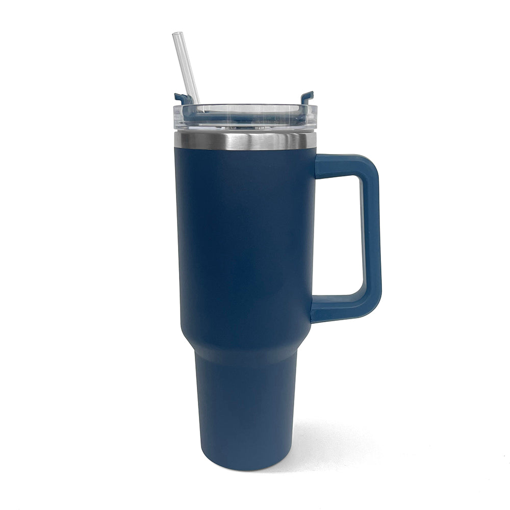 Stainless Steel Vacuum Insulated Tumbler with Lid and Straw