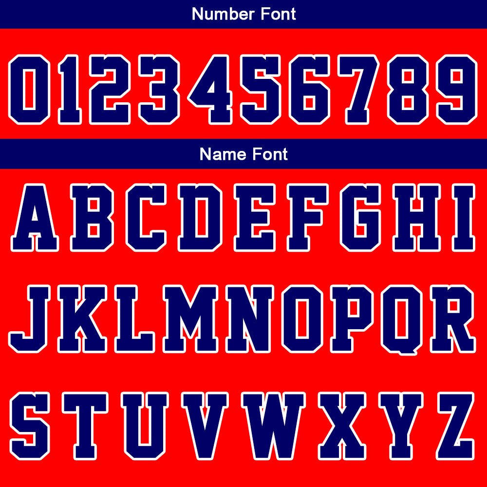 Custom Red-Navy Basketball Jersey for man women uniform Suit Kids Adults Personalized Jersey