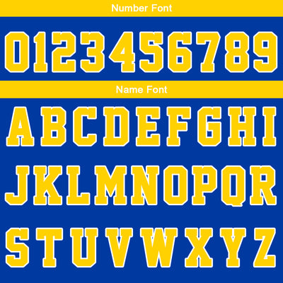 Custom Royal-Yellow Basketball Jersey for man women uniform Suit Kids Adults Personalized Jersey