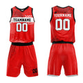 Custom Red Basketball Jersey for man women uniform Suit Kids Adults Personalized Jersey