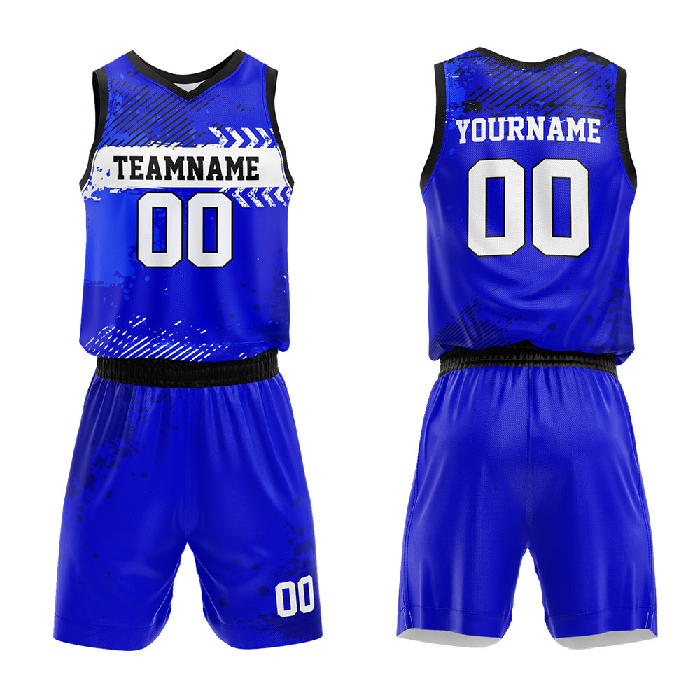 Custom Blue Basketball Jersey for man women uniform Suit Kids Adults Personalized Jersey