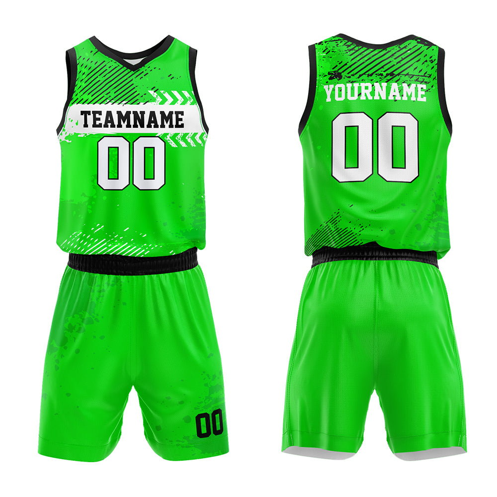 Custom Green Basketball Jersey for man women uniform Suit Kids Adults Personalized Jersey