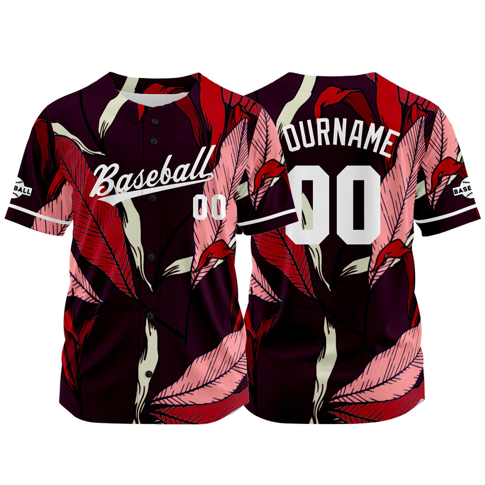 Custom Baseball Jersey Full Print Design Personalized Baseball for Men Women Boy Girl