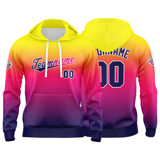 Custom Sweatshirt Hoodie For Man Woman Girl Boy Print Your Logo Name Number Purple