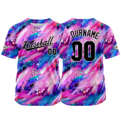 Custom Baseball Jersey Full Print Design Personalized Baseball for Men Women Boy Girl