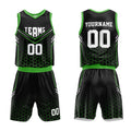 Custom Black-Neon Green Basketball Jersey for man women uniform Suit Kids Adults Personalized Jersey
