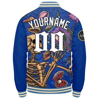 Custom Varsity Jacket Letterman Jacket For Men, Women And Youth Royal