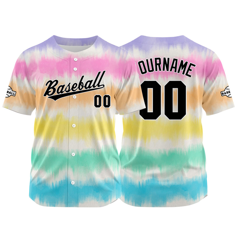 Custom Baseball Jersey Full Print Design Personalized Baseball for Men Women Boy Girl