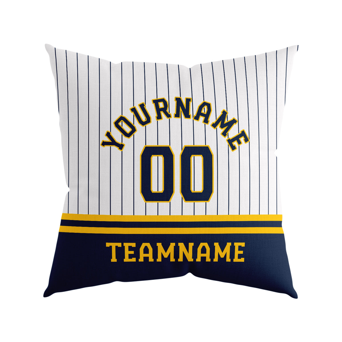 Custom Baseball Throw Pillow for Men Women Boy Gift Printed Your Personalized Name Number Milwaukee