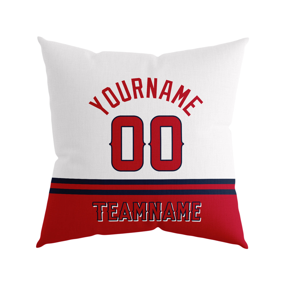 Custom Baseball Throw Pillow for Men Women Boy Gift Printed Your Personalized Name Number Los Angeles