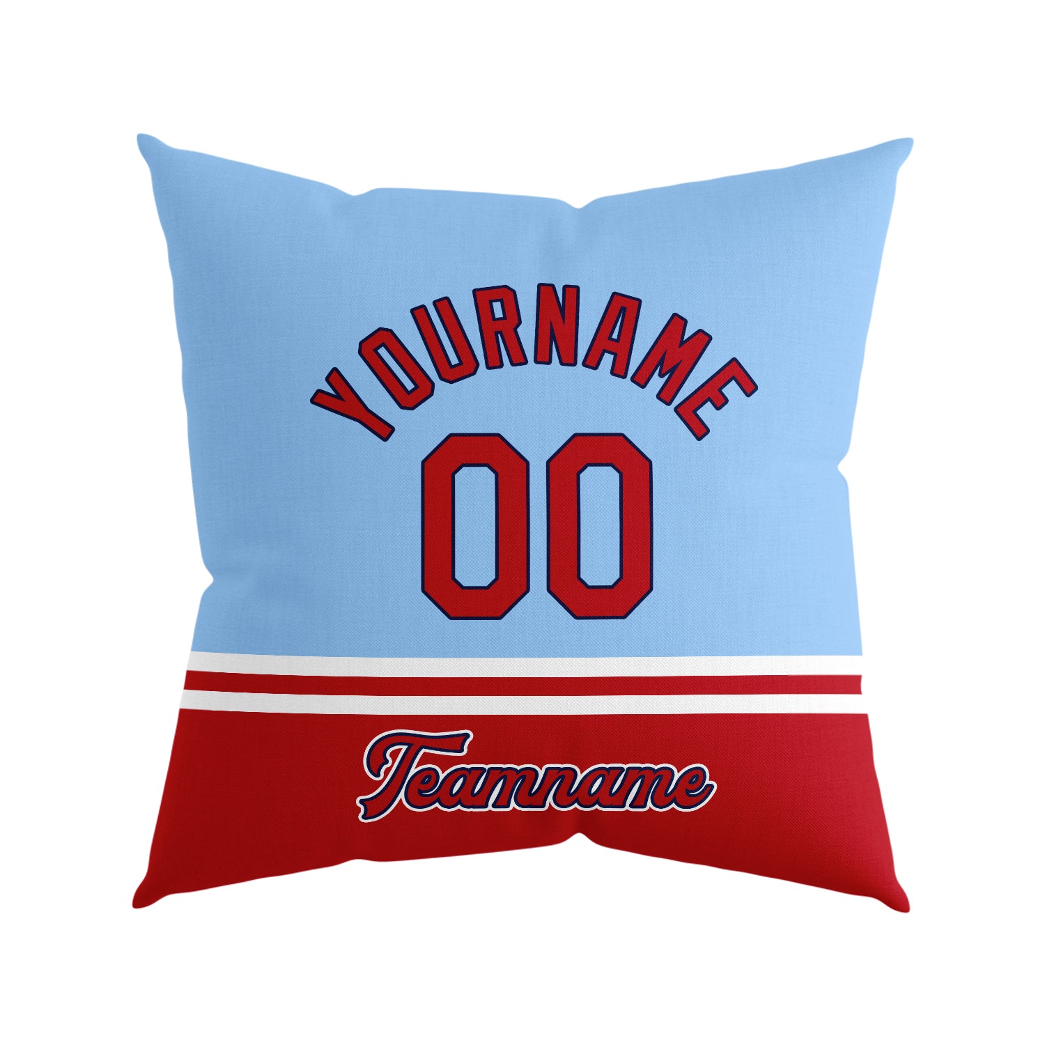 Custom Baseball Throw Pillow for Men Women Boy Gift Printed Your Personalized Name Number St. Louis