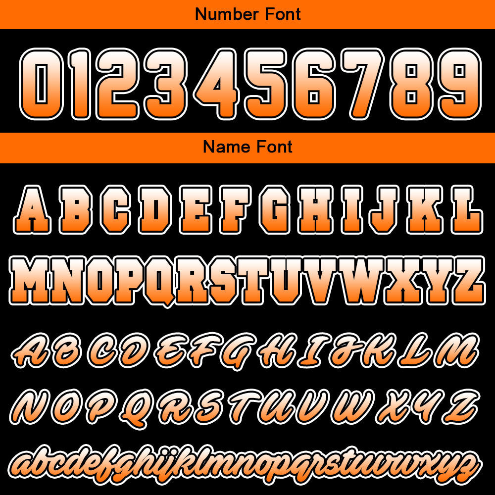 Custom Varsity Jacket Letterman Jacket For Men, Women And Youth Orange Black