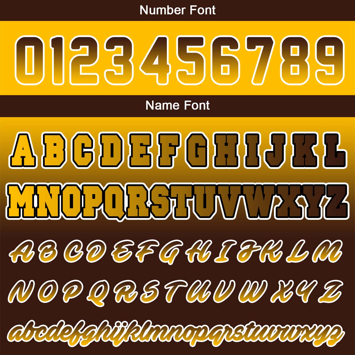 Custom Varsity Jacket Letterman Jacket For Men, Women And Youth Yellow&Brown