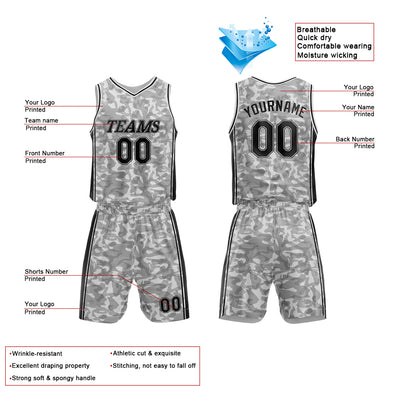 Custom Gray Basketball Jersey for man women uniform Suit Kids Adults Personalized Jersey