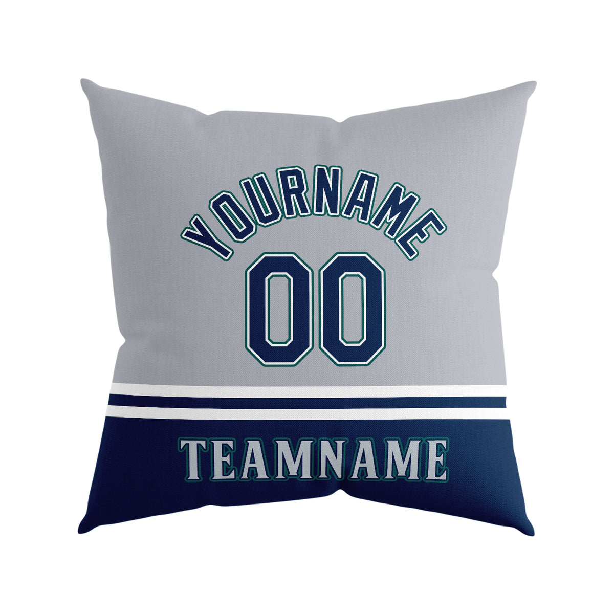 Custom Baseball Throw Pillow for Men Women Boy Gift Printed Your Personalized Name Number Seattle