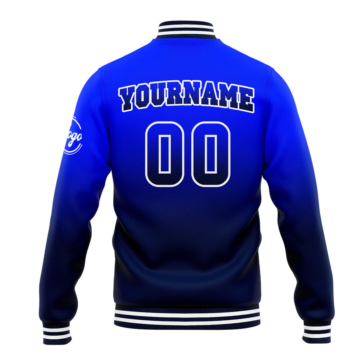 Custom Varsity Jacket Letterman Jacket For Men, Women And Youth Royal&Navy