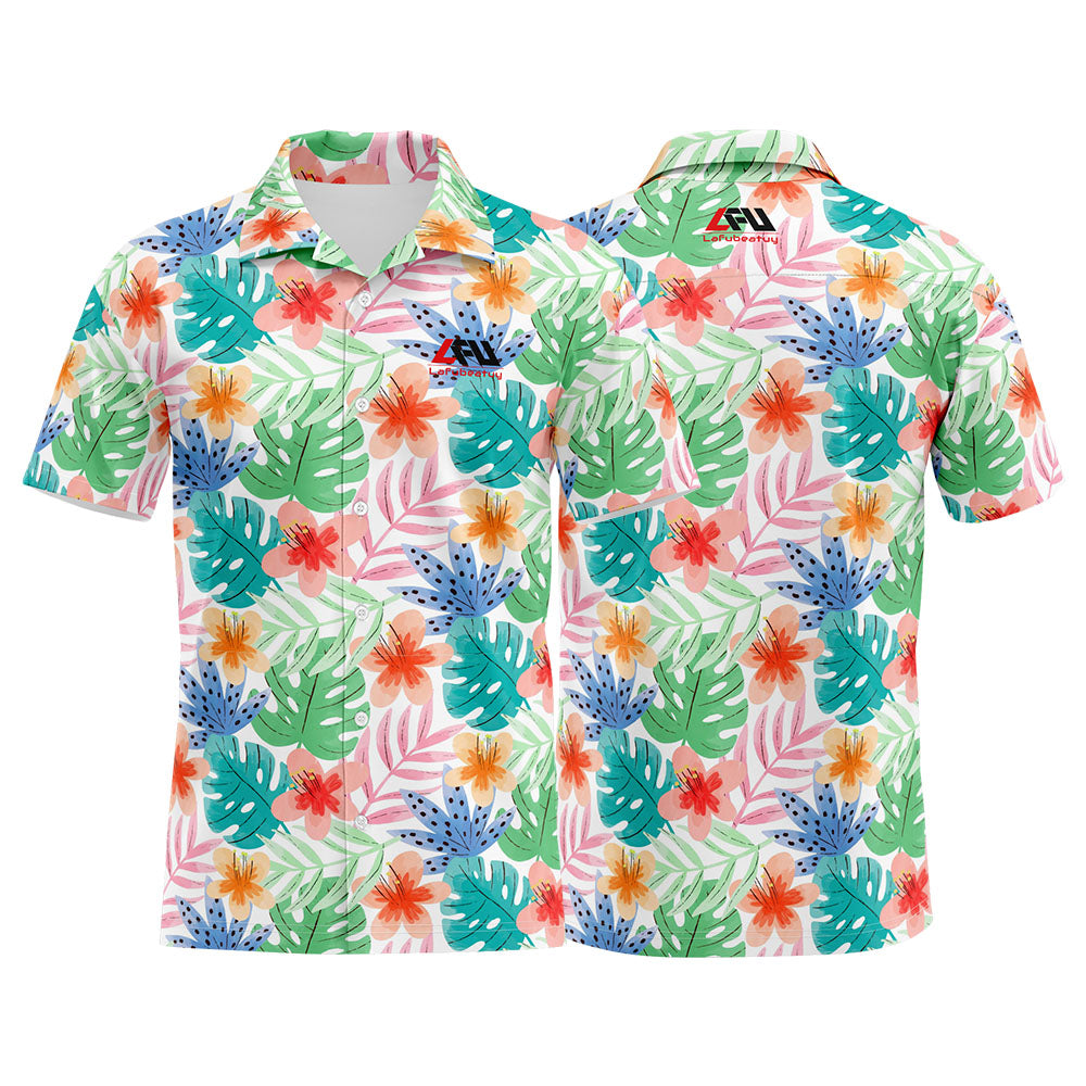 Customize Classic Style Hawaiian Shirts for Adults and Children, Fashionable Shirts