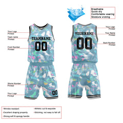 Custom Greyish Green Basketball Jersey for man women uniform Suit Kids Adults Personalized Jersey