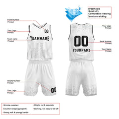 Custom White-Night View Basketball Jersey for man women uniform Suit Kids Adults Personalized Jersey