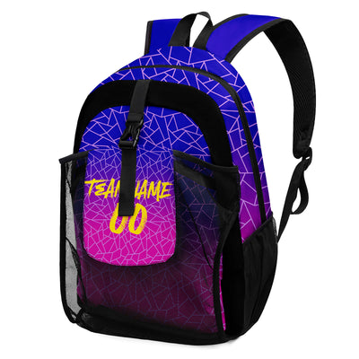 Customize Royal Pink Backpacks Featuring Personalized Names, Numbers and Logos