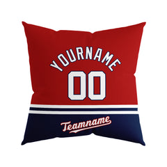 Custom Baseball Throw Pillow for Men Women Boy Gift Printed Your Personalized Name Number Washington