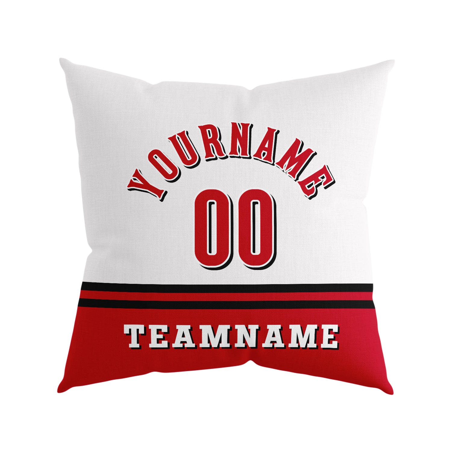 Custom Baseball Throw Pillow for Men Women Boy Gift Printed Your Personalized Name Number Cincinnati