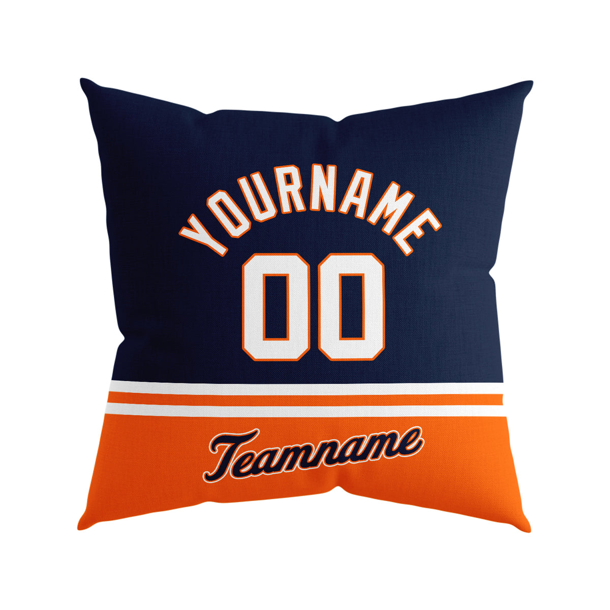 Custom Baseball Throw Pillow for Men Women Boy Gift Printed Your Personalized Name Number Detroit