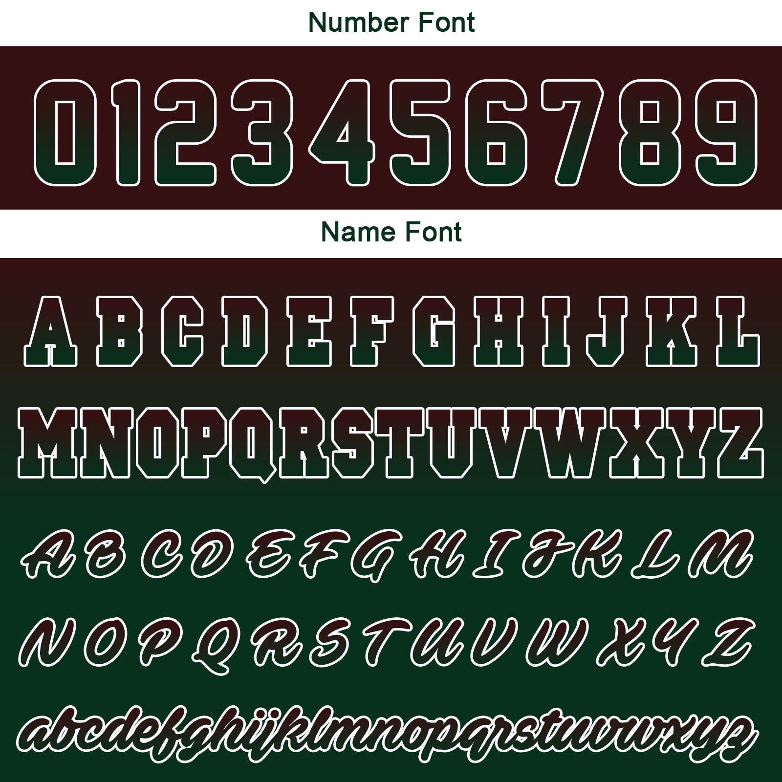 Custom Varsity Jacket Letterman Jacket For Men, Women And Youth Brown Green Gradient